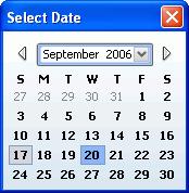 Introduction to Standard and Advanced Reports Using the Calendar Using the Calendar Many SM screens include a calendar icon to help you select a date (such as when creating search parameters for