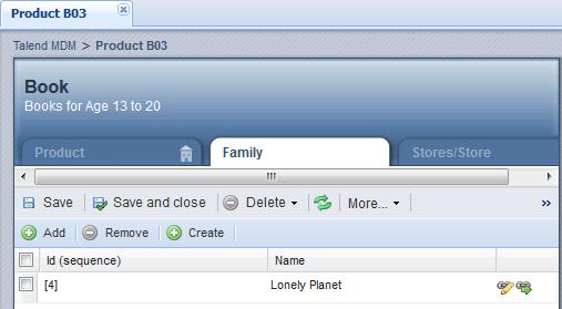 How to update a data record in an entity If the Set the Foreign Key Info annotation is added to the specified attribute in Talend Studio when defining the data model, items will be ordered