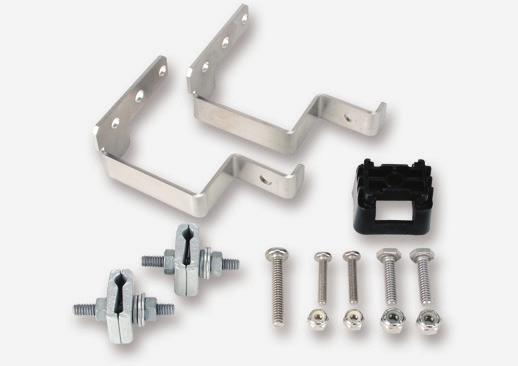 Bracket for aerial strand applications 1/1 MOB-KT-AHD-12 12-port Mounting Bracket for aerial