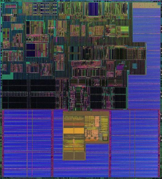 Example: Intel Itanium 7 800MHz L1 32KB (I- en D-) L2 96KB L3 4MB CPU core: 25M