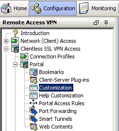 Configuring a Connection Profile for Clientless SSL VPN Access 1.