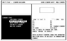 2 Bulletin 2707 MicroView Operator Interface Recipe Operations. Recipe functions allow operators to quickly modify blocks of data. Each recipe screen can download data to 0 non-sequential addresses.