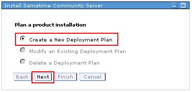 Confirm that Create a New Deployment