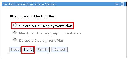 Confirm that Create a New Deployment