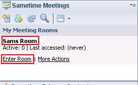 To access the Meeting Room Sams