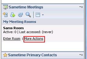 In your Sametime Connect Client, in the Sametime Meetings
