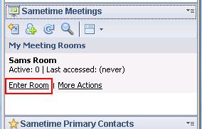 Now enter the Meeting Room again