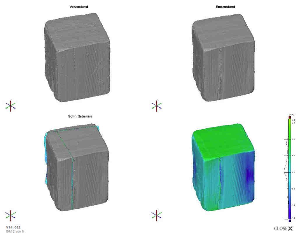 Simulation of a GUI Spatial Case Study: Deformation analysis Creation of 3D-models of