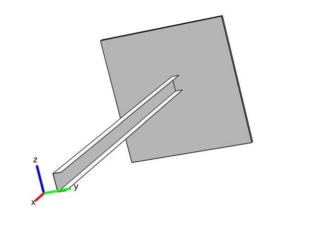 Channel Beam Solved with COMSOL Multiphysics 4.2 Introduction In the following example you build and solve a simple 3D beam model using the 3D Beam interface.
