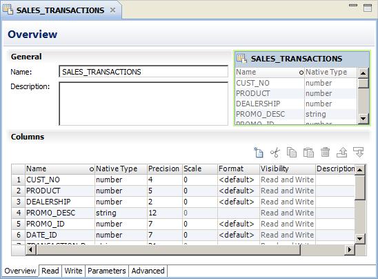 Step 1. View a Mapping Source View a mapping source to review the data that the source contains. 1. Close the Marketplace tab and the Connection Explorer view. 2.
