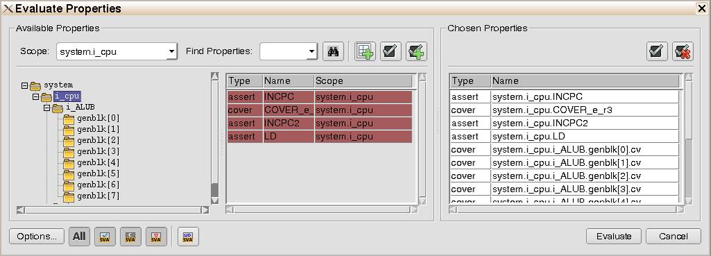 Assertion Manager Assertion Manager Manage assertion in the design Table View Hierarchy Tree View Control which assertion need to