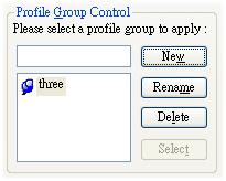 The new group with the name you typed will be shown as the following.