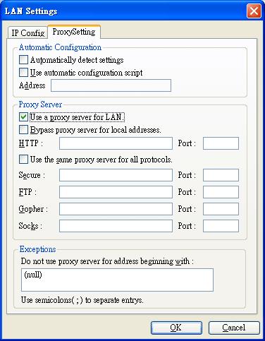 Default gateway Type the default gateway for the wireless card. Obtain DNS server address automatically - Tick this check box to get a DNS server address automatically.