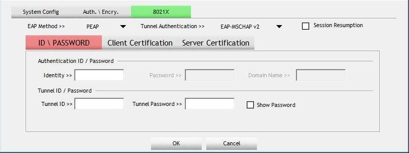 certificate-based and mutual authentication of the client and the network.