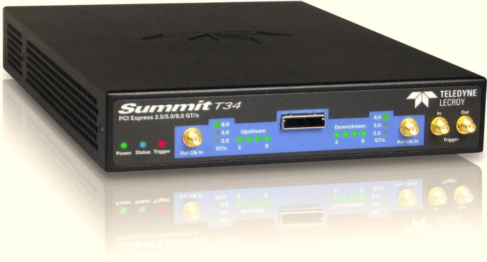 Summit T34 Analyzer Select Test Cases Power on DUT Run