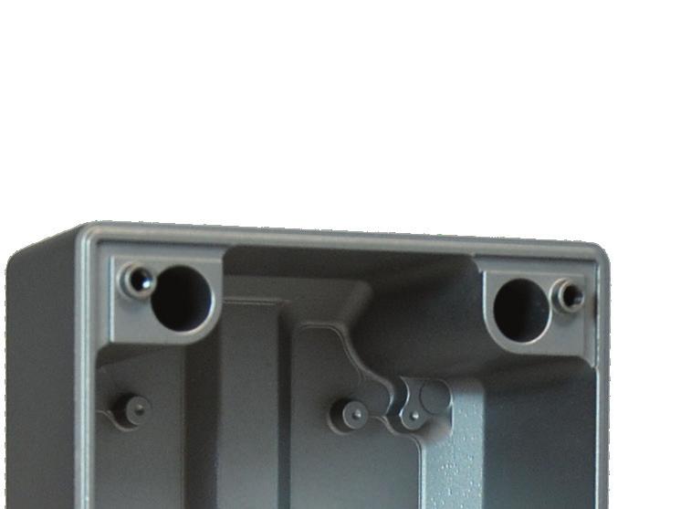 PULSE ACCESSORIES 1008098600 ON WALL BACK BOX On wall mount back box for IP Flush Master Stations