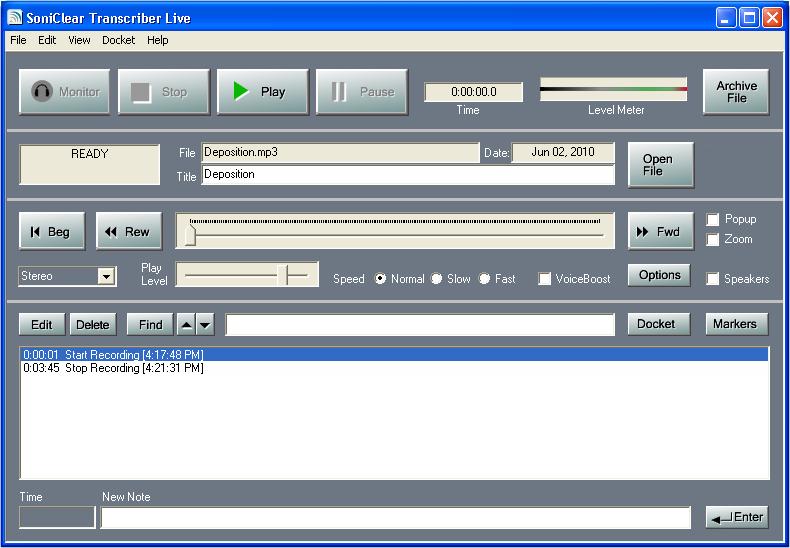 Using Transcriber Live 8 for Transcribing Transcriber Live 8 provides advanced playback transcription features, including: Stereo mix or individual channel playback selection Adjust playback for