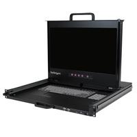 1U 17" HD 1080p Dual Rail Rackmount LCD Console w/ Fingerprint Reader and Front USB Hub StarTech ID: RACKCOND17HD The RACKCOND17HD Dual Rail LCD Rack Console lets you control server equipment from a