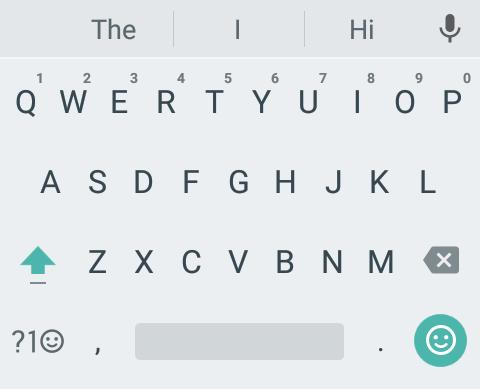 TouchPal keyboard lets you use Curve to speed up text input by replacing key-tapping gesture with tracing gesture where you move your finger from letter to letter without lifting the finger until you