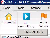 A detailed view can be accessed by right-clicking on the job