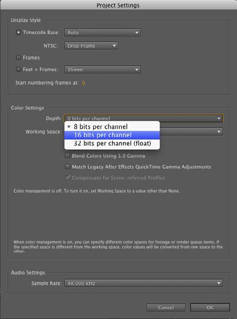 5./ Creating the DCP - Setting up a project - 1. Launch After Effects 2.