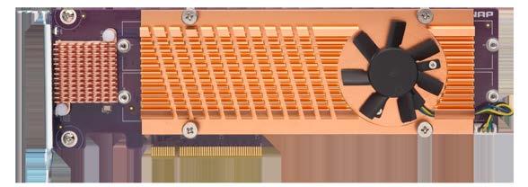 2 2280 PCIe NVMe SSD ports Create a RAID protection RAID 5/RAID 6/RAID 10