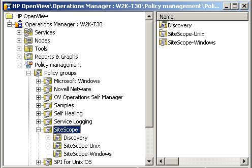 Installation on HPOM 8.00 for Windows Servers To install SiteScope Adapter on HPOM 8.00 for Windows management servers, see the HPOM 8.