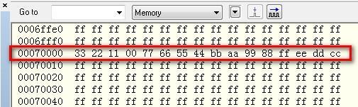 Stop the program and check the content of 0x00070000 in flash. 4..3.3. Instructions for Keil µvision IDE.