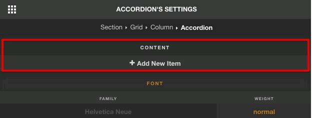 Advanced Accordion This element displays many accordions at a time, it have a line for title, when you click there, content will be show, in content