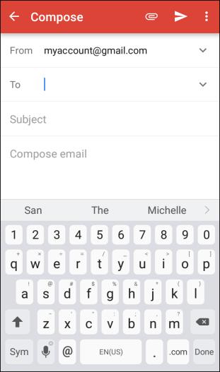 Gmail Use Google s Gmail service and your Google Account to send, receive, and manage your Gmail messages. Before using Gmail, you must register a Google (Gmail) Account on your phone.