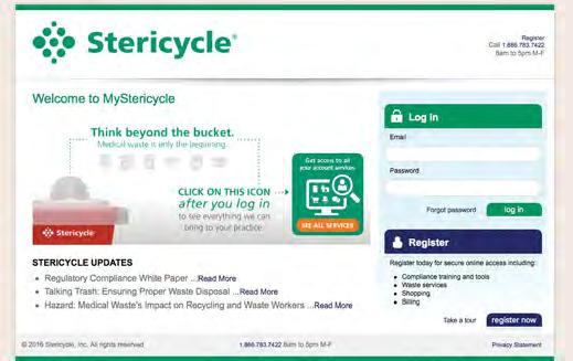 Get set up with these simple steps: Go to MyStericycle.