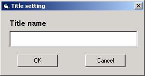 Print Setting : Allows you to set the size of a line according to the following message.