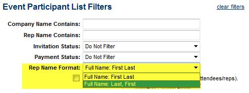 Change filter options if needed To switch