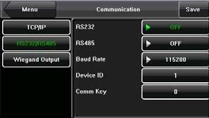 1.3 Touch Operations 1) Enter numbers. Press the [User ID] key. The system automatically displays the number input interface.