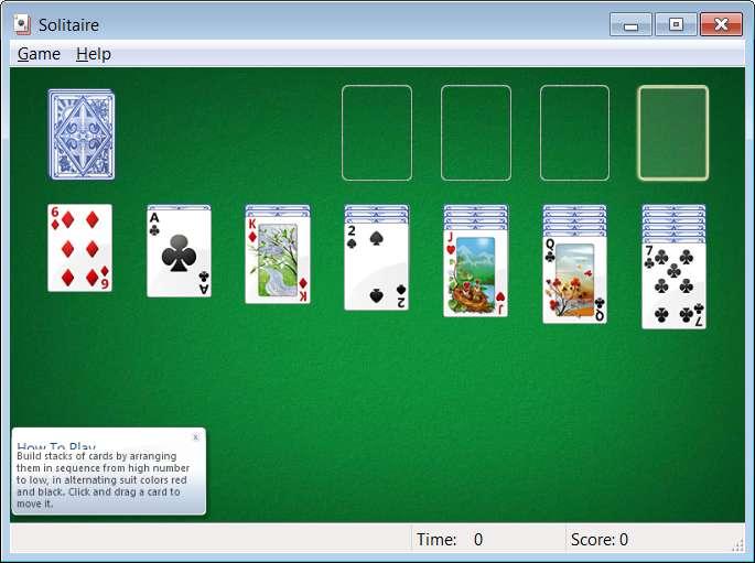 3.3 Exercise - Games Computer Games - Solitaire 1. Open Start Menu 2. Click on All Programs 3. Click on Games>Solitaire 4.