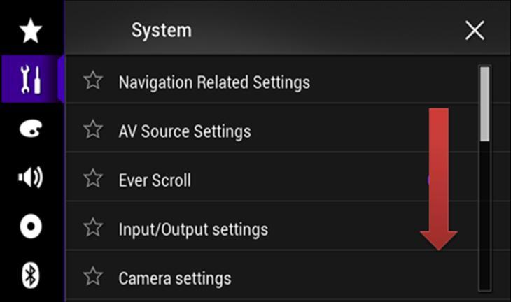 3. Scroll down the list. 4. Touch [System Information]. 5. Touch [Firmware Information]. 6.