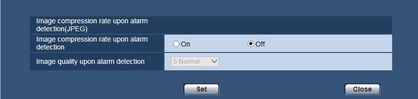 10 Configure the alarm settings [Alarm] [Close] button Click this button to close the Preset per sender setup menu. 10.2.
