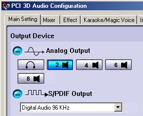 Enabling S/PDIF out/in and listen to S/PDIF in