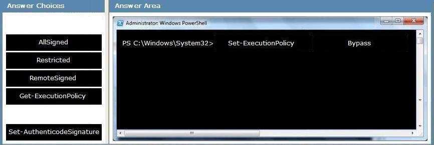 Section: 3. Designing Client Configurations /Reference: GB 134 QUESTION 135 HotSpot (Hot Area) A company runs Windows Server 2008 R2 in an Active Directory Domain Services (AD DS) environment.