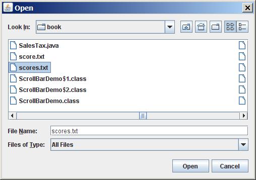 (GUI) File Dialogs import java.io.*; import java.util.scanner; import javax.swing.