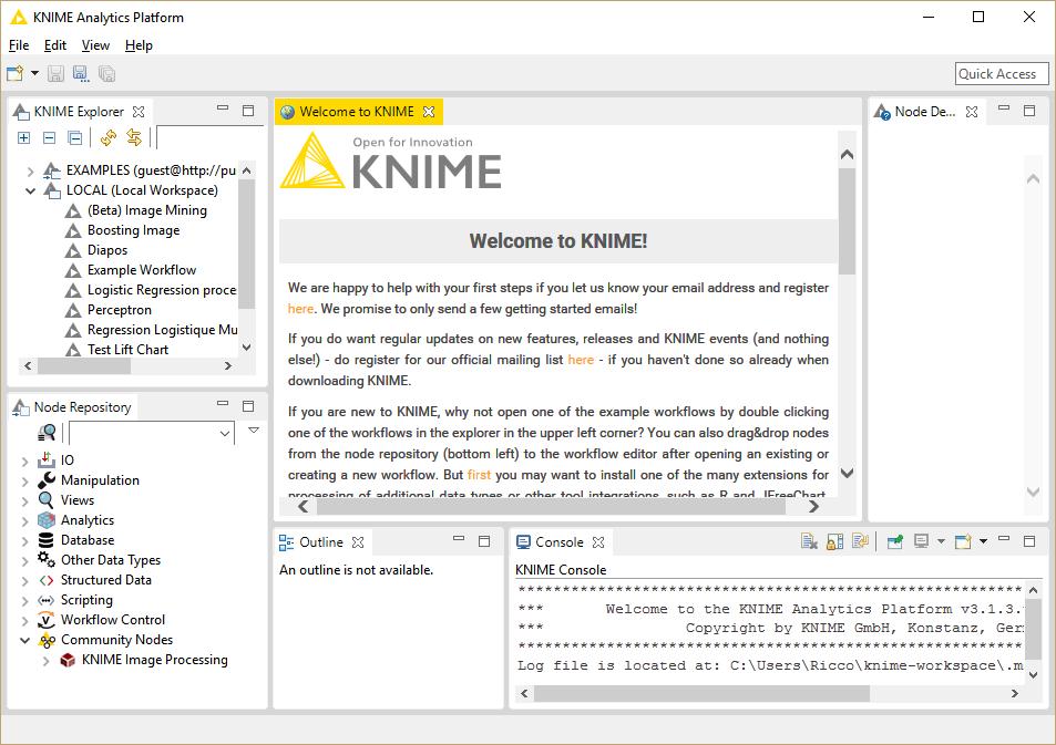 3 Image classification using Knime