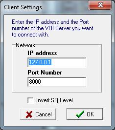 Voter Remote Interface Issue 1 Rev 9, April 2015 1.4 VRI Client Installation and Setup The VRI Client and Server programs communicate over an IP network connection.