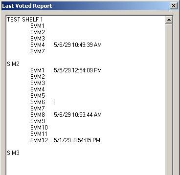 Voter Remote Interface Issue 1 Rev 7, March 2012 Figure 1-21.