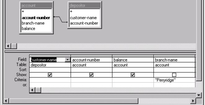 An Example Query in Microsoft Access QBE!