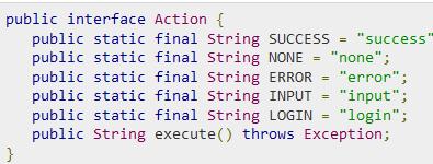 Struts 2 - Actions Create Action The only requirement for actions in Struts2 is that there