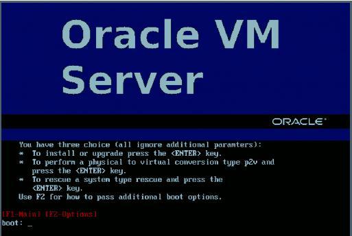 Deploying Cloud Software Software Installation: Oracle VM server 3.0 installation on bare metal hardware Need to specify the management port VM Manager Installation: text based installer:.