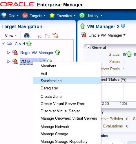 Manager home page in Enterprise