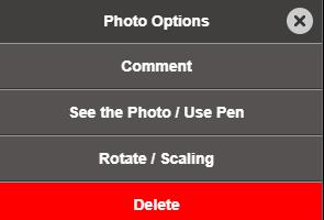 6. Paste Photo (Mouse Mode) Paste Photo 4 Pen Rotate / Scaling 4 Paste Photo Click a place where you want