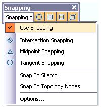 with layer name, snap type Classic snapping - fine-grained control over snapping -