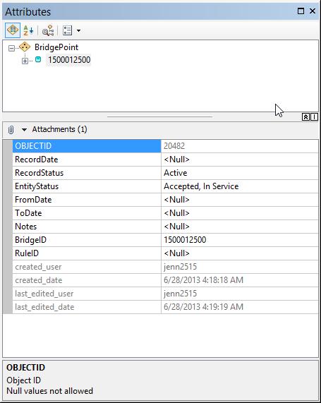 enable from Catalog window Editor tracking: